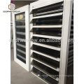 Aluminium frame adjustable louver window blind / aluminum window louver price of glass louver